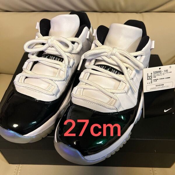 AIR JORDAN 11 Low Easter ☆27cm/us9 ☆美品☆528895-145☆エアージョーダン11ロー