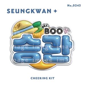 SEVENTEEN セブチ スングァンぷっくり ネームボード