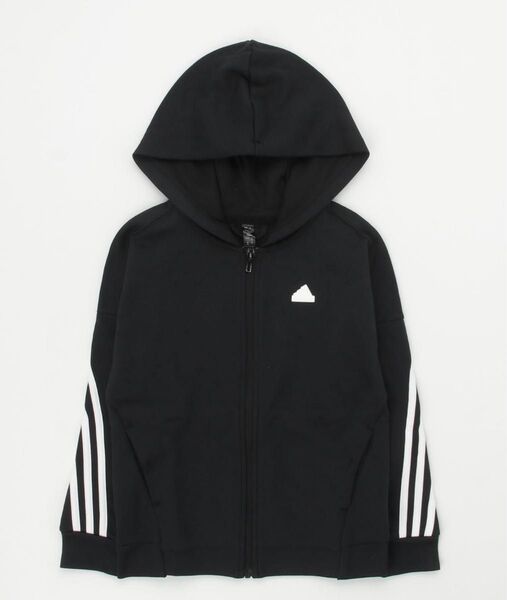 アディダス adidas パーカー 黒 150