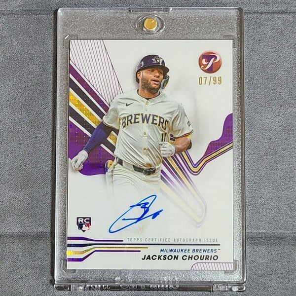 Jackson Chourio RC Auto /99 2024 Topps Pristine
