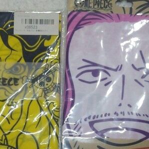 ONE PIECE 手ぬぐい 歌舞伎ルフィ & おめん手ぬぐい シャンクス