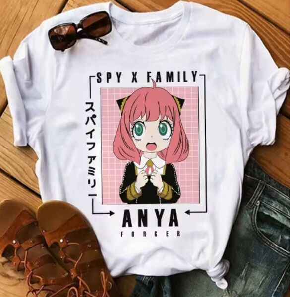 最終価格!SPY×FAMILY アーニャ Tシャツ レディース 女性 ホワイト