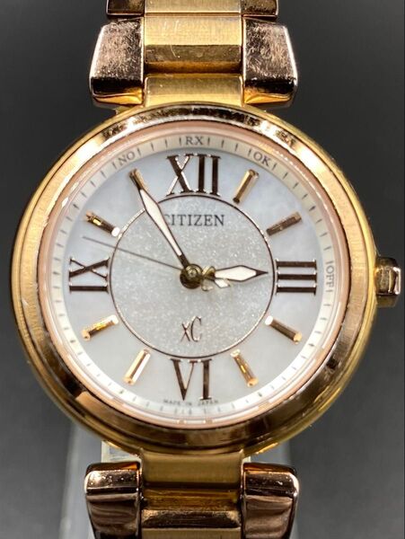 CITIZEN シチズン XC クロスシー ソーラー電波 レディース腕時計 H335-T012353 稼動品