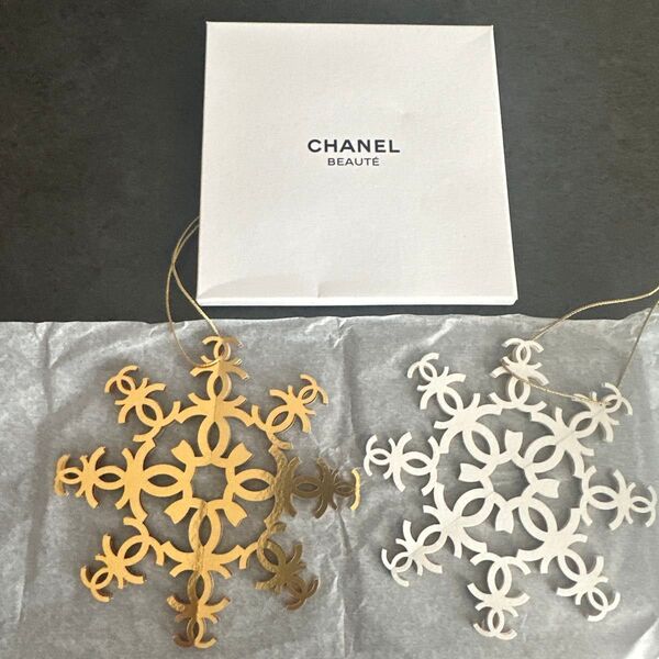 【新品未使用】CHANEL シャネル クリスマスオーナメント2色セット 非売品