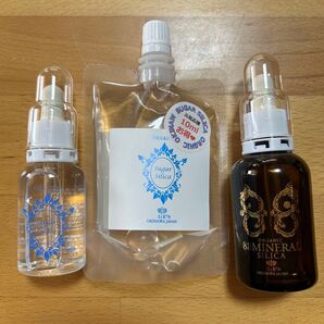 シュガーケイソ30ml×1本、シュガーケイソ詰替用パウチ100ml×1袋、88ミネラルシリカ50ml×1本