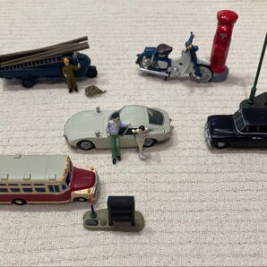 美品 昭和レトロ 乗り物セット 車 ホンダ トヨタ マツダ ミニチュアフィギュア レア
