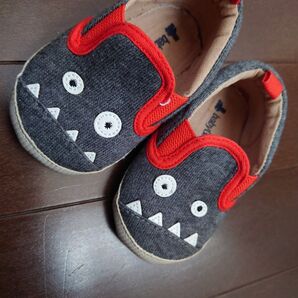 BabyGap ベビーシューズ モンスター グレー