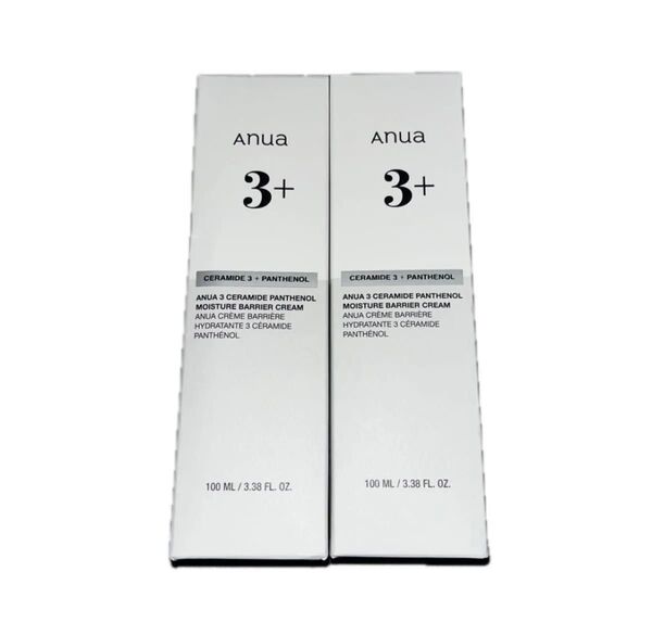 新品未使用未開封 Anua 3 セラミドパンテノールモイスチャーバリアクリーム 100ml ×2 アヌア