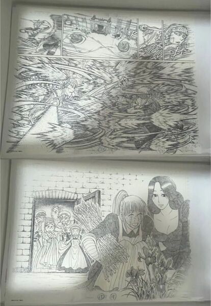 黒博物館 三日月よ、怪物と踊れ 藤田和日郎 複製原画 複製原稿 原画展 2枚セット