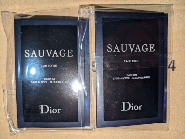 《2個セット》Dior ディオール ソヴァージュ オー フォルト SAUVAGE EAU FORTE サンプルサイズ 1ml×2