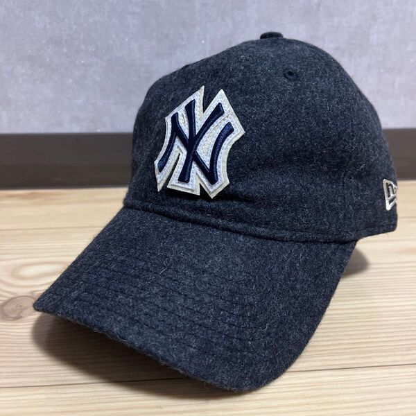 ニューエラ NEW ERA キャップ NYヤンキース ブラック ウール素材