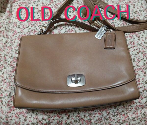 オールドコーチ 2wayハンドバッグ ショルダーバッグ 斜め掛け COACH 本革