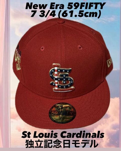 New Era 59FIFTY 7 3/4 St.Louis Cardinals 独立記念日モデル