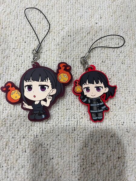 炎炎ノ消防隊 茉希 尾瀬 ラバーストラップ