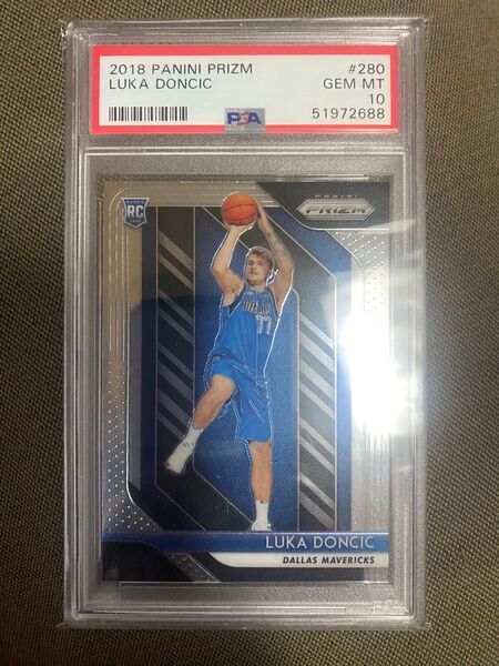 Luka Doncic 2018 PANINI PRIZM RC PSA10