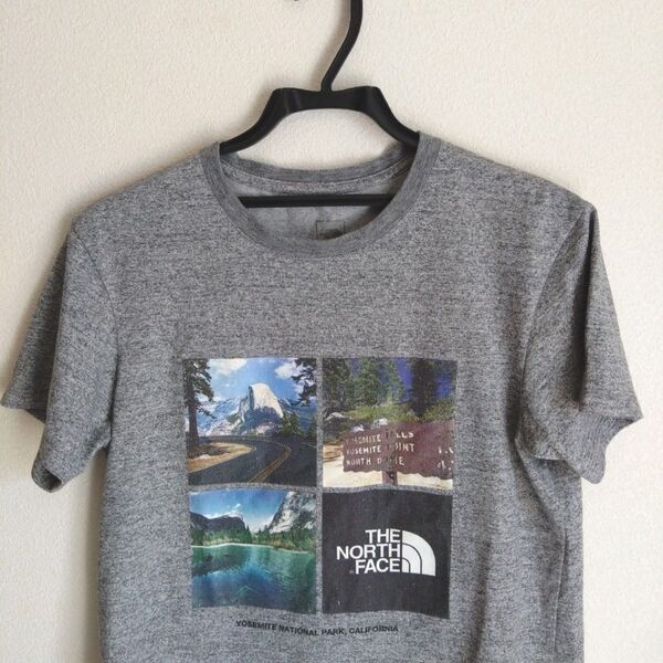 THE NORTH FACE グレー Tシャツ カリフォルニア men's M ノースフェイス 半袖Tシャツ プリント