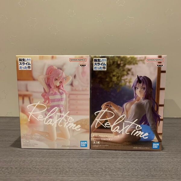 転生したらスライムだった件 Relax time シュナ&シオン フィギュア 2体セット(未開封)