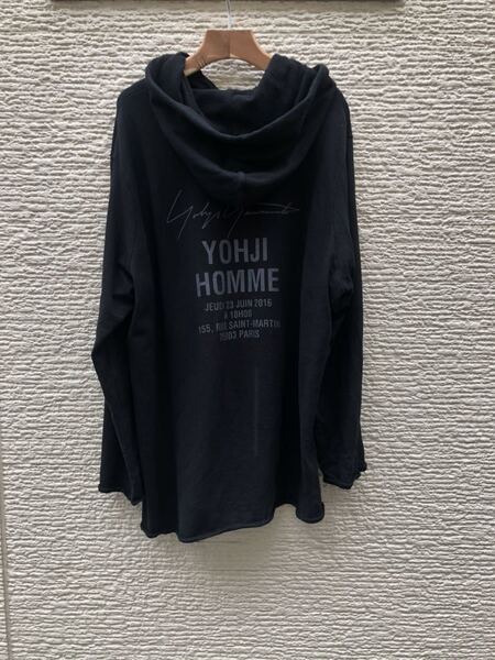 【限定】yohjiyamamoto スタッフ フーディ パーカー ヨウジヤマモト hoodie