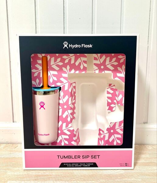 限定品 ハイドロフラスク TUMBLER SIP SET 12ozのみ ピンク