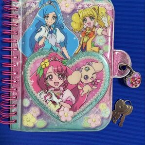 プリキュア キラキラはーとな手帳 カギ付きノート30枚 秘密のカギ付き (スペアキー4本)