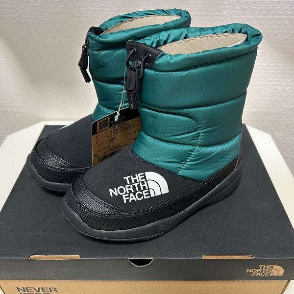 【THE NORTH FACE】キッズ ブーツ 防水 防寒 ウィンター スノーブーツ (新品・未使用) 20.0cm グリーン