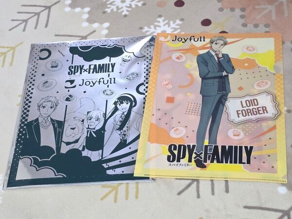 SPY×FAMILY ジョイフル コラボ A4クリアファイル ロイド フォージャー おまけ付き