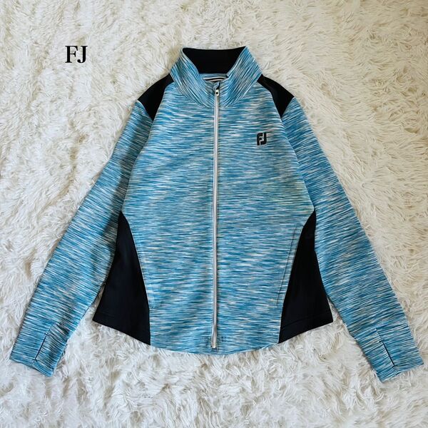【USED】フットジョイ FOOTJOY フルジップ ジップアップ ジャケット スポーツウェア ゴルフ トレーニング Lサイズ