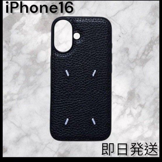 iphone16 スマホケース 黒 レザー 刺繍 高級 おしゃれ 韓国 新品