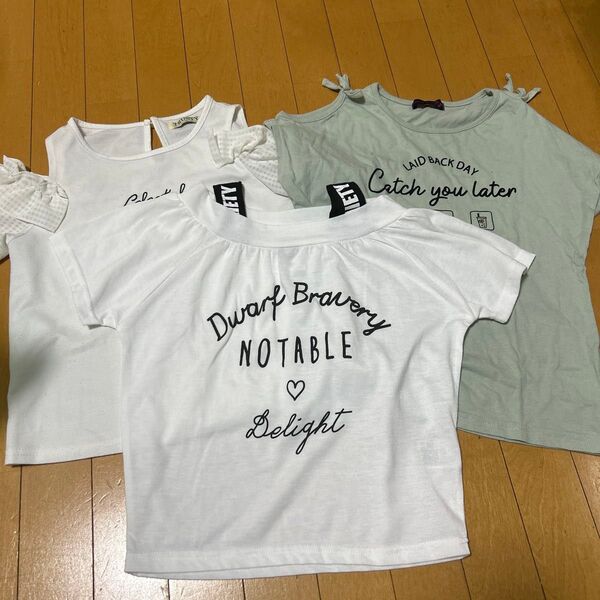 半袖 Tシャツ 150cm ガールズ キッズ カットソー