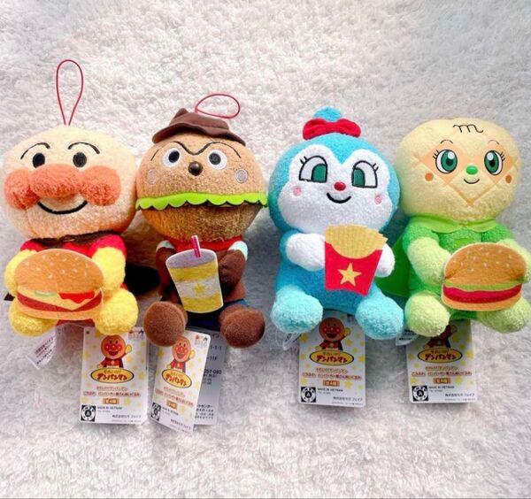 それいけ!アンパンマンころふわ ハンバーガー屋さん ぬいぐるみ