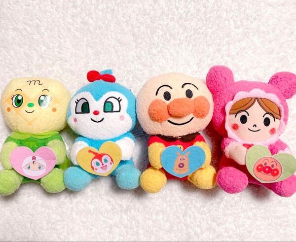 それいけ!アンパンマン ころふわ カラフルハート ぬいぐるみ