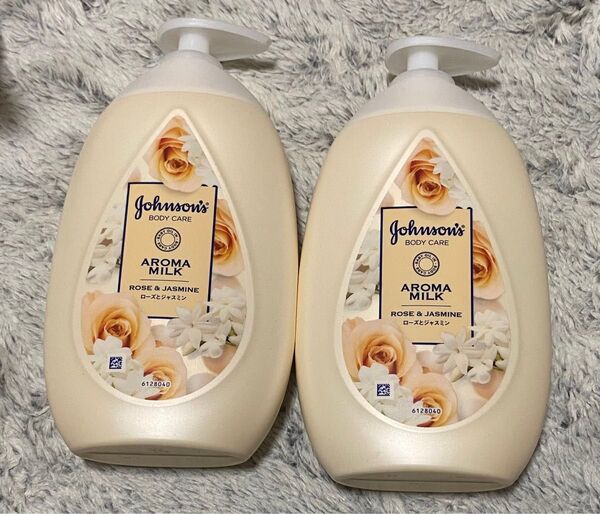 【2本】 ジョンソンボディケア エクストラケアアロマミルク 500ml ローズとジャスミンの香り 大容量 ボディクリーム