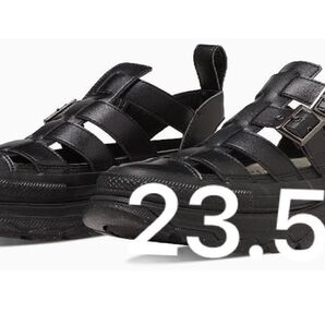 【23.5】 コンバース スニーカー ALL STAR TREKWAVE GLADIATOR OX BLACK レースアップ