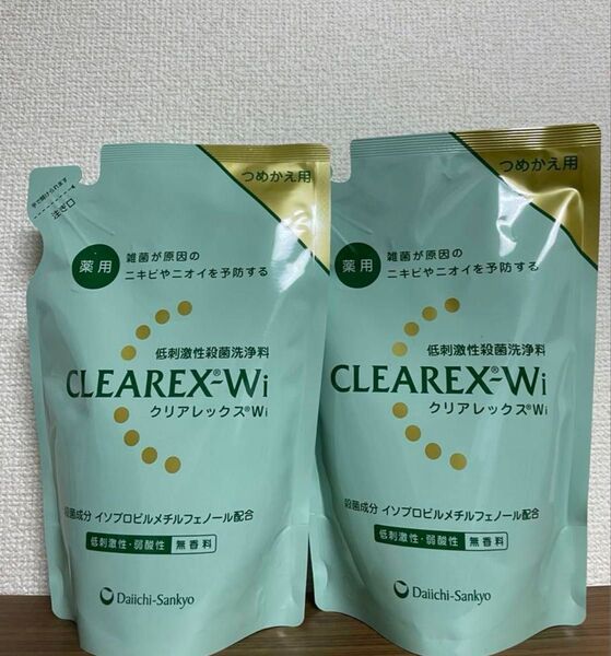 第一三共ヘルスケア クリアレックスWi ボディソープ 詰め替え 380ml 2個