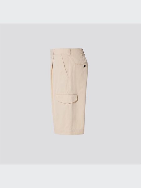 UNIQLO ユニクロ +J ワイドフィットカーゴハーフパンツ ナチュラル M