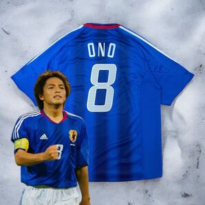 【入手困難】2004 アテネ五輪 日本代表 ユニフォーム ホーム #8 小野伸二 アディダス
