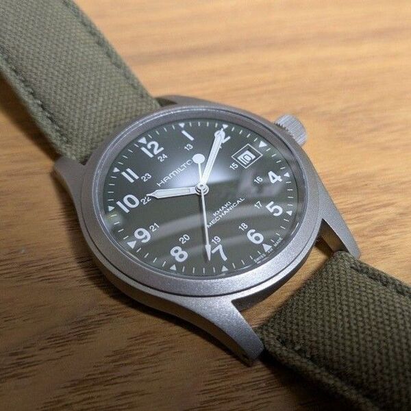 【美品】【値下げ】Hamilton カーキ フィールド Mechanical 38mm