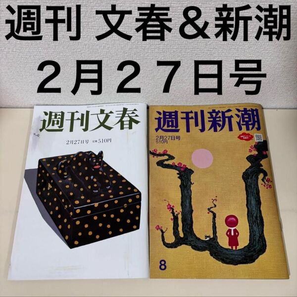 週刊文春 週刊新潮 2025年 2月27日 2/27 2.27 セット まとめ売り 本 中居正広 フジ 愛子さま 佳子さま 備蓄米