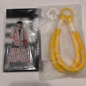 NEWS 増田貴久 アクスタ ファミクラストア ストラップ 黄色 セット