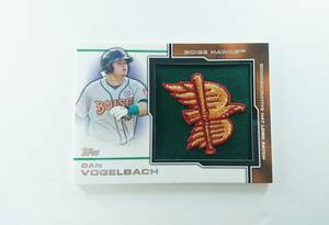 値下げ 2013 TOPPS Pro Debut Baseball MP-DV DAN VOGELBACH COMMEMORATIVE HAT LOGO PATCH 03/75 特価即決