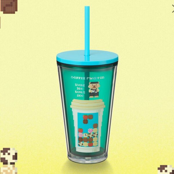海外限定 スターバックス ゲーム ベアリスタ コールドカップ スタンブラー 473ml