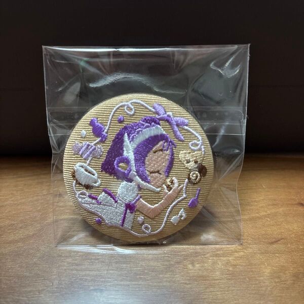おジャ魔女どれみ 刺繍缶バッジ 瀬川おんぷ