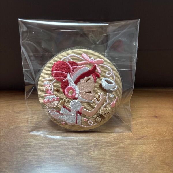 おジャ魔女どれみ 刺繍缶バッジ 春風どれみ
