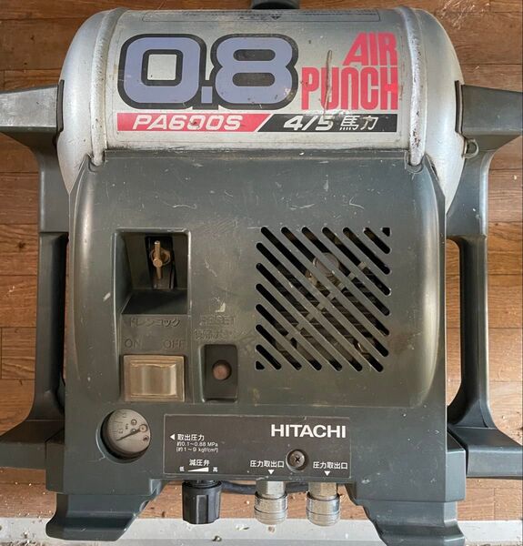 HITACHI/日立工機 4/5馬力 軽搬型ベビコン PA600S 60Hz専用 中古品