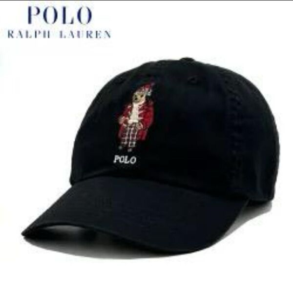 POLO RALPH LAUREN ラルフローレン ポロベア キャップ ブラック 帽子