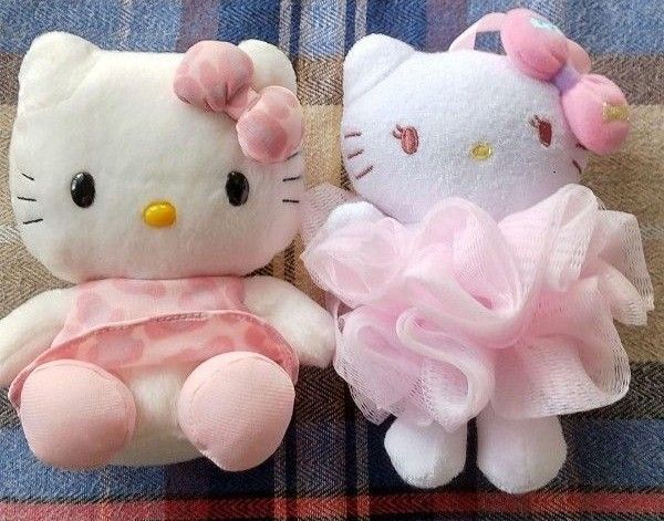 ハローキティヒョウ柄ぬいぐるみ他