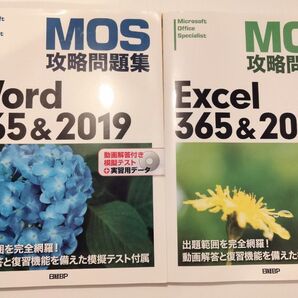 2024年最新版 MOS攻略問題集 Excel Word 365&2019 DVD付