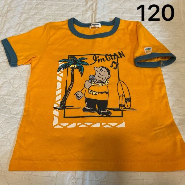新品★ ドラえもん ジャイアン 半袖 Tシャツ 120