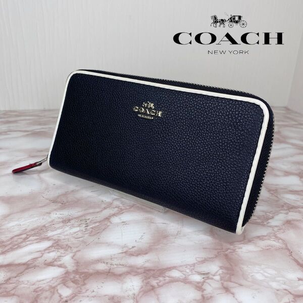S10 COACH コーチ レザー 長財布