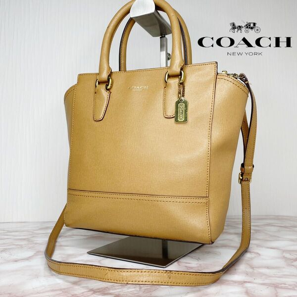378 COACH コーチ レザー ショルダーバッグ ハンドバッグ 2Way